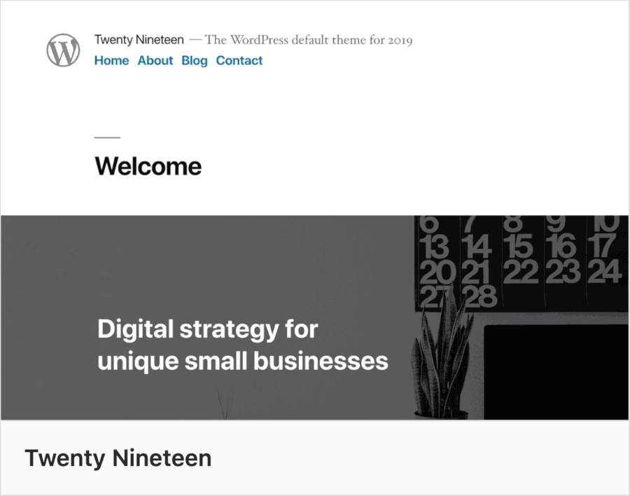 wordpress hemsida twenty-nineteen-w900